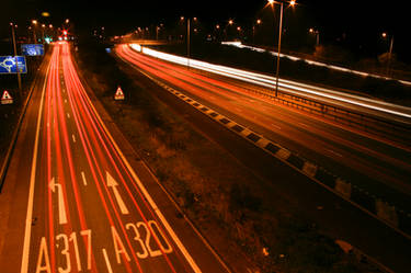 M25 Motorway Traffic Trails 6