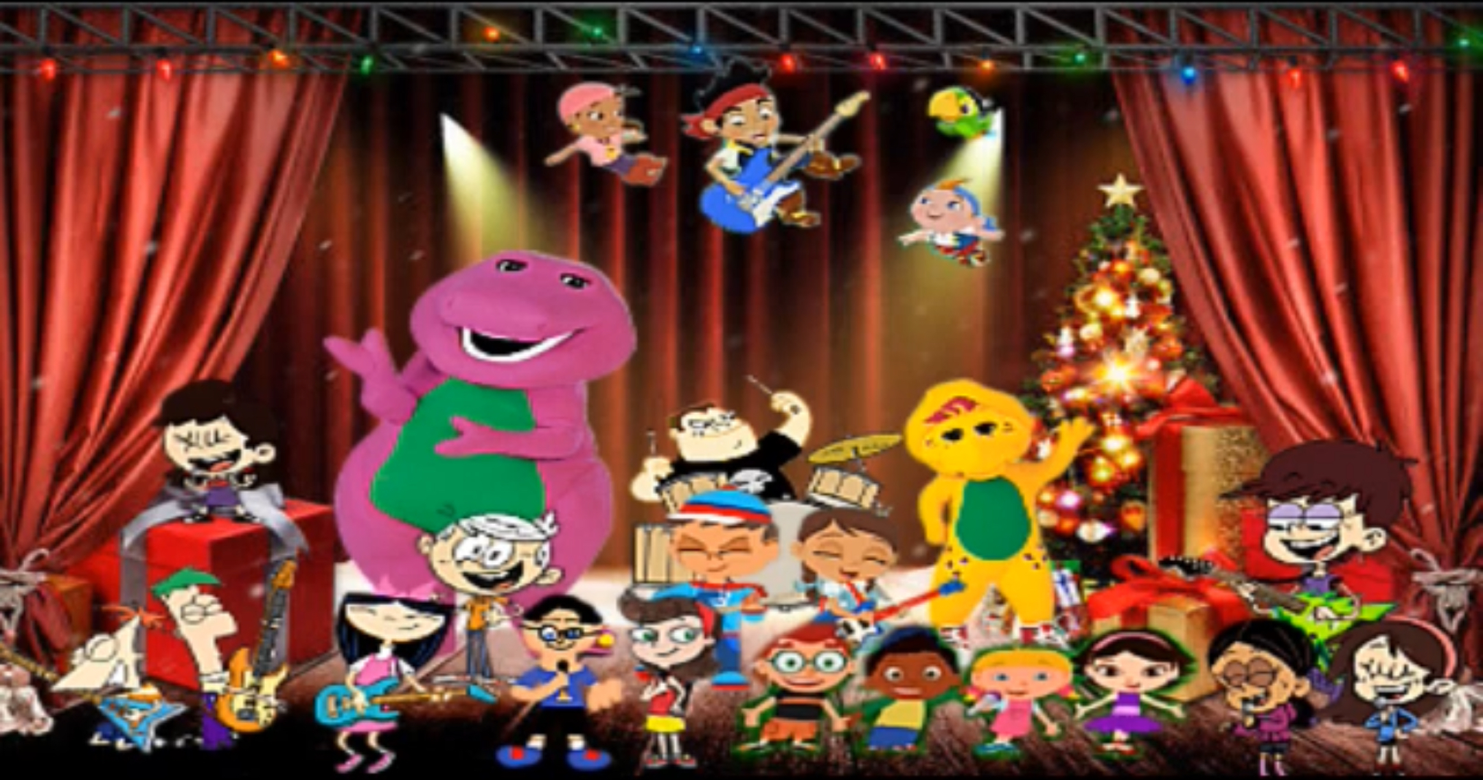 Barney and Friends singing the Jingle Bell Rock by CharlieTheThomasFan ...