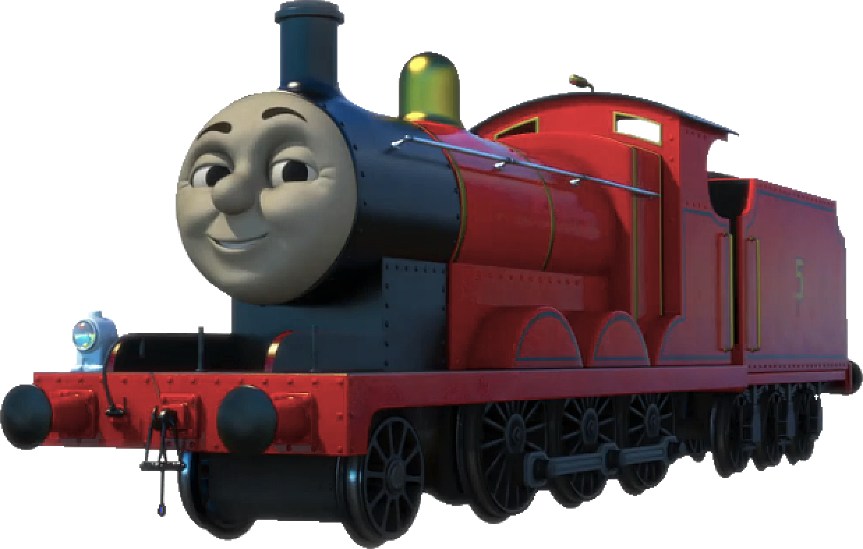 James the Red Engine (Thomas and Friends) by CharlieTheThomasFan on ...