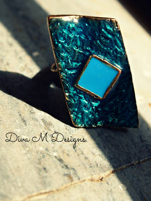 designer shield ring by magicaldiva