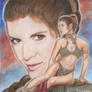 Princess Leia Galaxy IV card