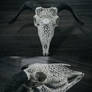 Carved Sheep Skull, The sun sets in reverse