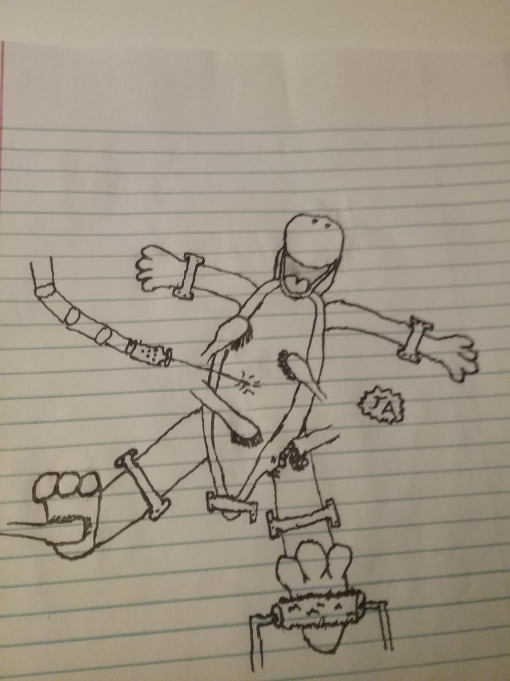 My drawing of Yoshi being tickled by Justinllll on DeviantArt