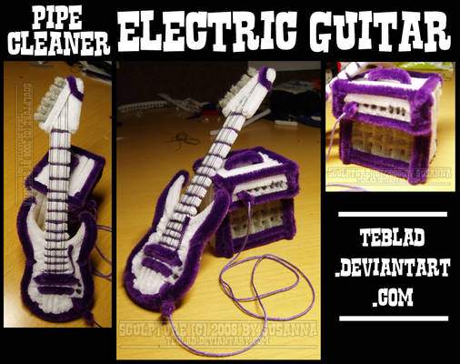 Pipecleaner Electric Guitar 2