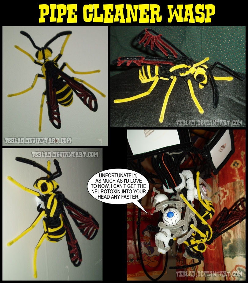 Pipe Cleaner Wasp