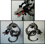 Pipecleaner Dragon of Storms by teblad
