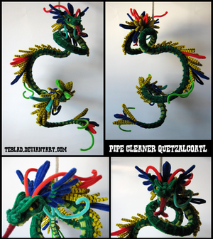 Pipecleaner Quetzalcoatl