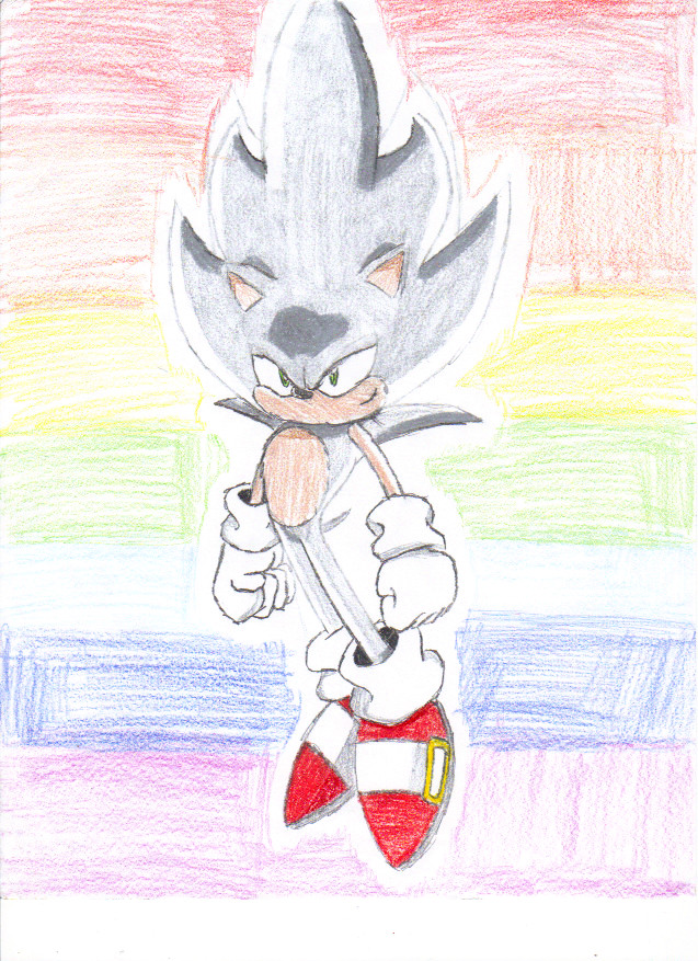 hyper sonic by artsonx on DeviantArt