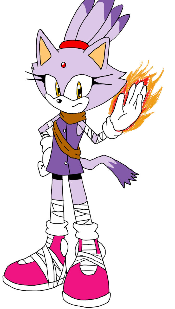 Blaze the Cat: Sonic Boom Design by MegaArtist923 on DeviantArt
