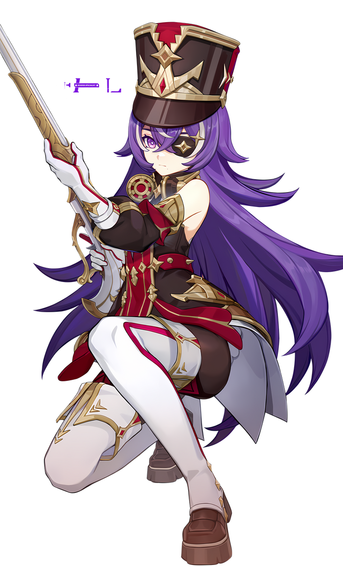 Chevreuse Sticker CHEVREUSE - Genshin Impact Render by serenext on DeviantArt