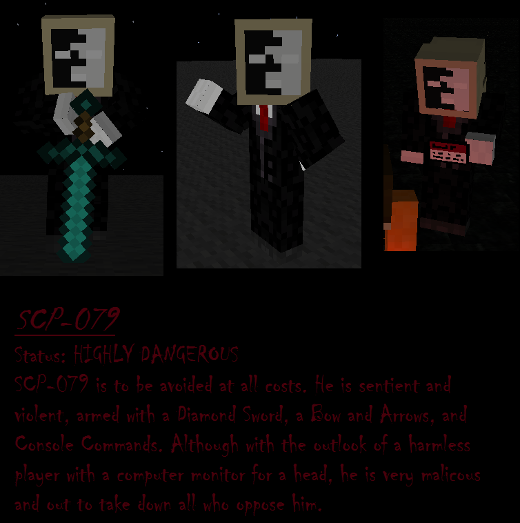 scp 079 Minecraft Skin