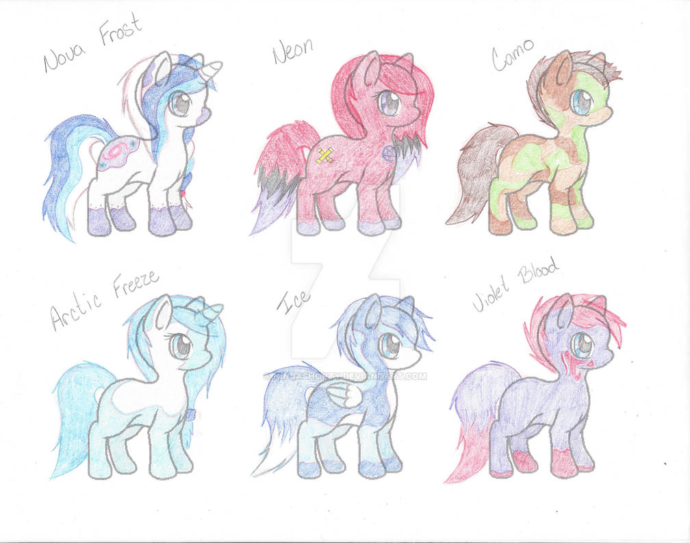 My MLP Character Sheet 1 by NinjaShorty on DeviantArt