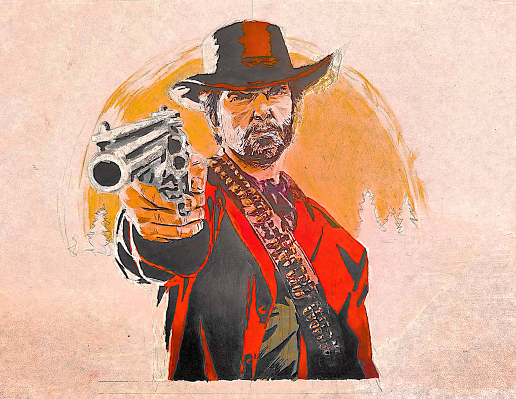 Arthur Morgan red dead redemption 2 drawing by bonecrusheranonimo on ...