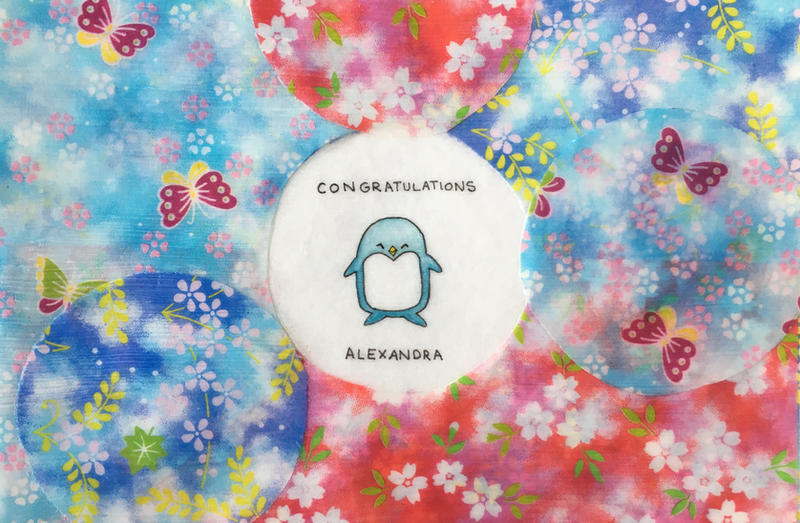 Congratulations Penguin - Origami Micropainting by ColaChu