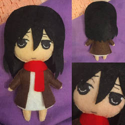 Attack On Titan - Young Mikasa Plush