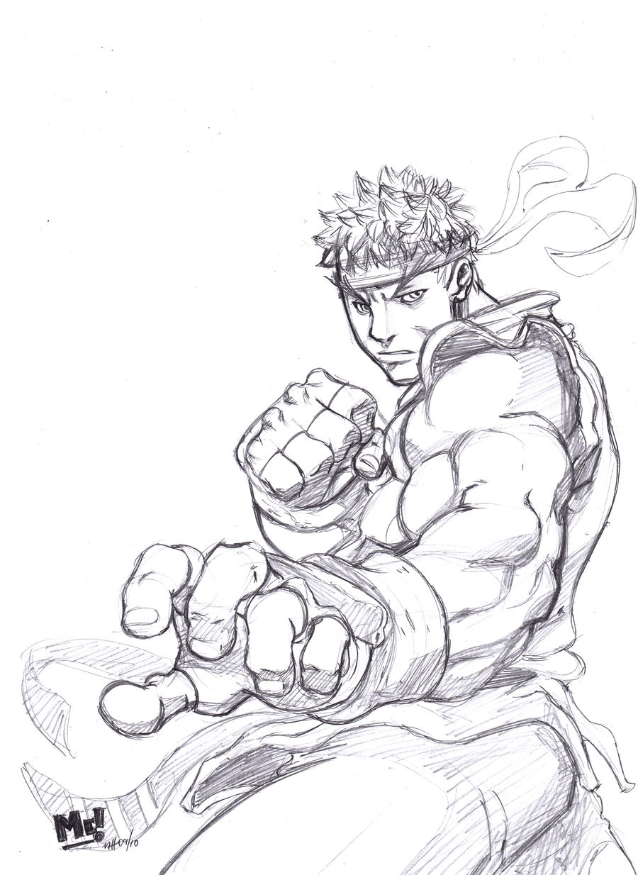 Ryu Sketch by Pencil-Prophet on DeviantArt