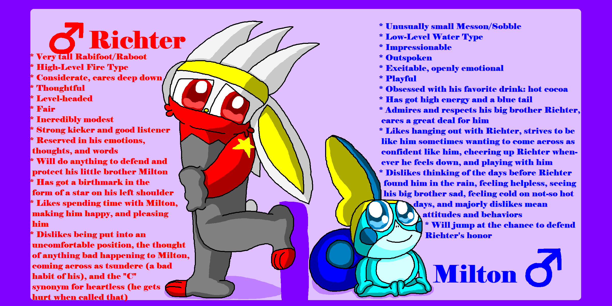 Sobble Raboot Richter the Raboot and Milton the Sobble by StarBoy91 on DeviantArt