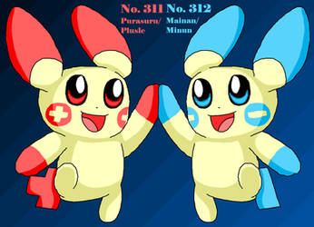 Plusle and Minun