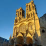 Laon at sunset