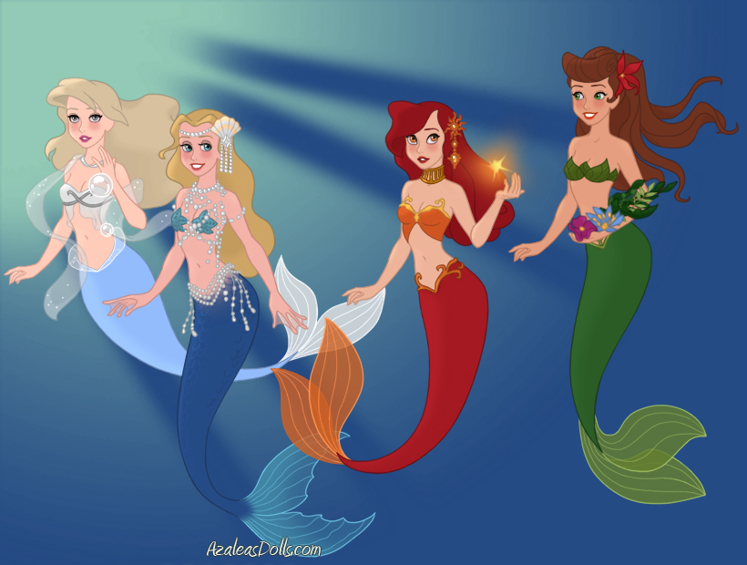 Four Elements - All Water by AzaleasDolls on DeviantArt