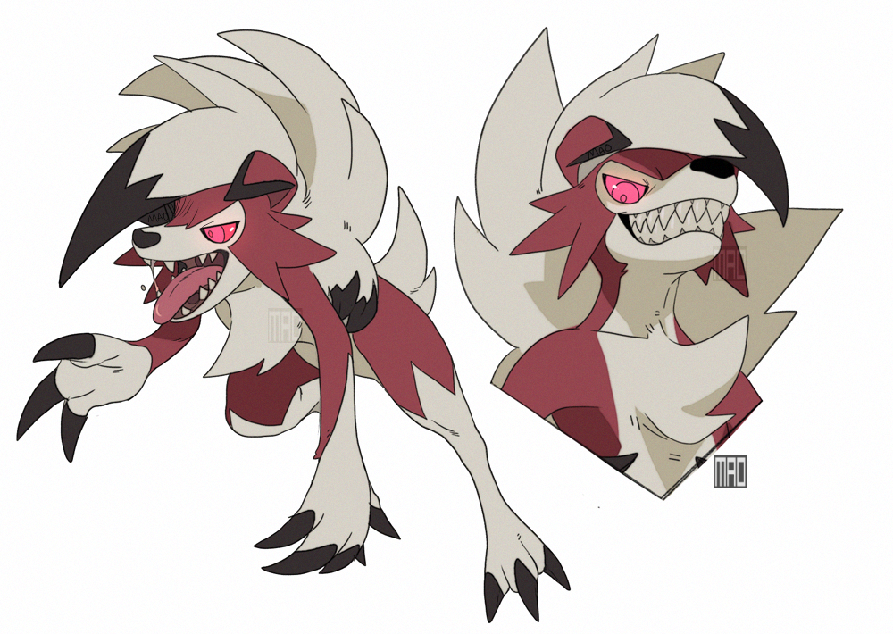 Lycanroc by GhosteKey on DeviantArt