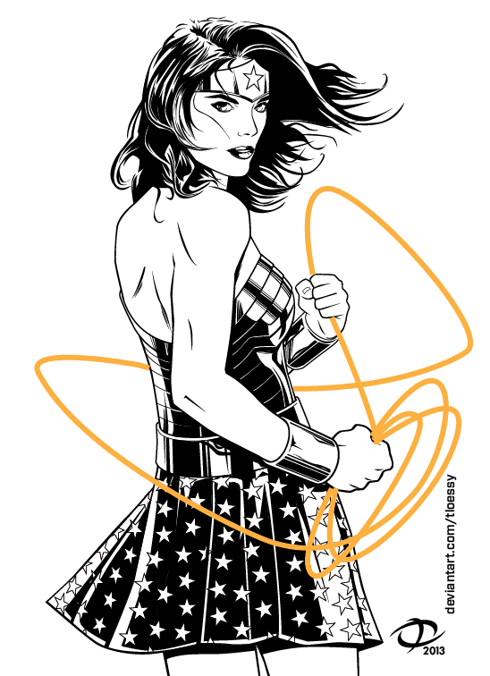 Wonder Woman work in progress