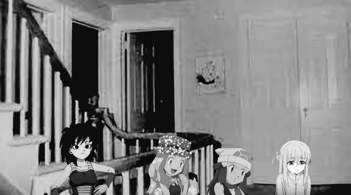 Characters visit the Ghost Boy in Amityville by Cellbuzer on DeviantArt