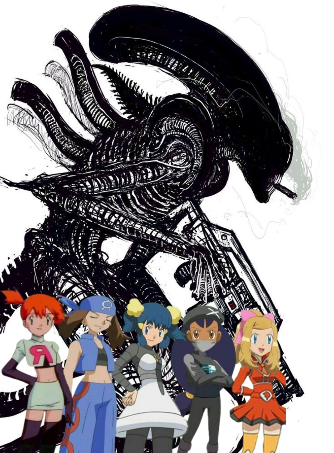 The Xenomorph and his Subjects by Cellbuzer on DeviantArt