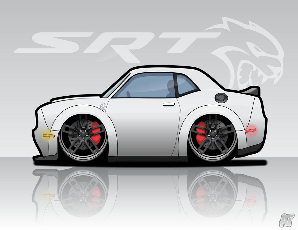CARtoon - 2018 Challenger Hellcat by atokarski on DeviantArt