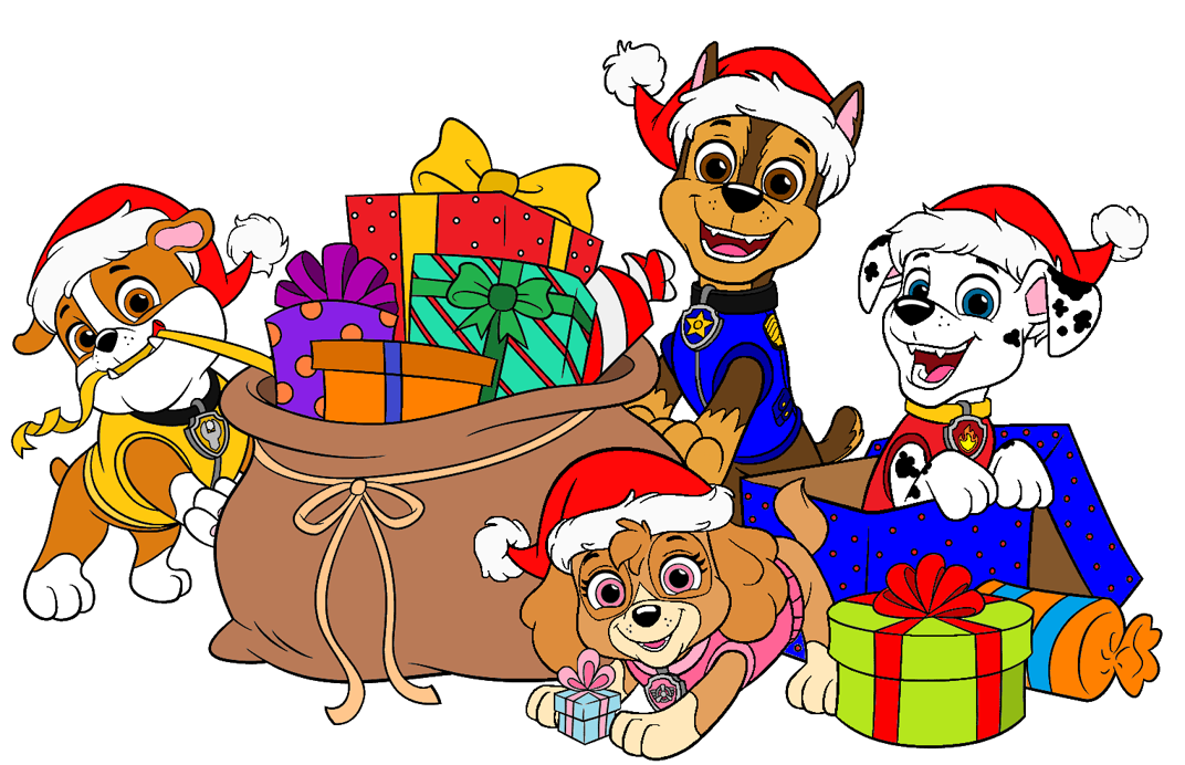 Paw Patrol at Christmas by BritishYankGriffon on DeviantArt