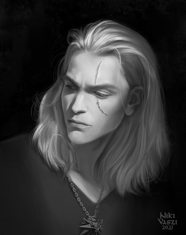 Young Geralt by NikiVaszi on DeviantArt
