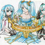 Fanart Sona, Hatsune Miku and Nymph