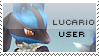 Lucario Stamp