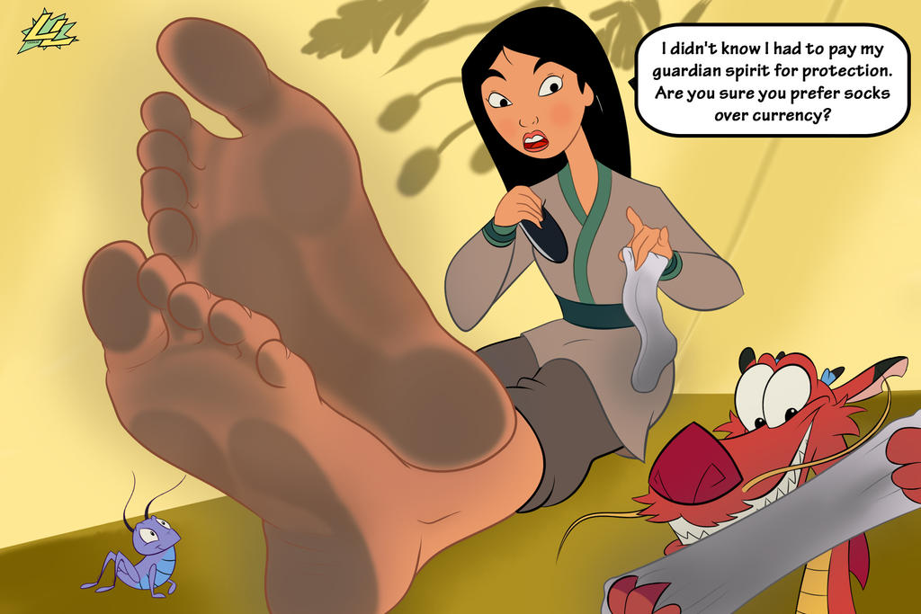 Mulan Soles (Dirty) by LazzyLad on DeviantArt.