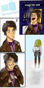 Snowfight with River Song