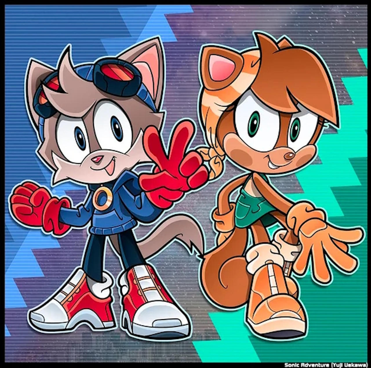 Murphy And Mitzi In Sonic Style by the-deviant-user-guy on DeviantArt