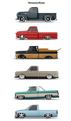Chevy Trucks Poster