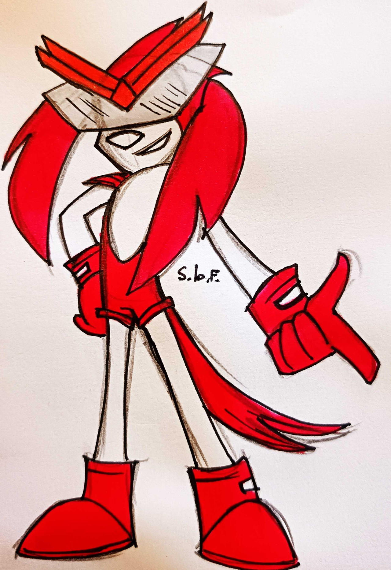 Red Ruff Ruff Ruff ruff red sonic style by Ruffruffred34 on DeviantArt
