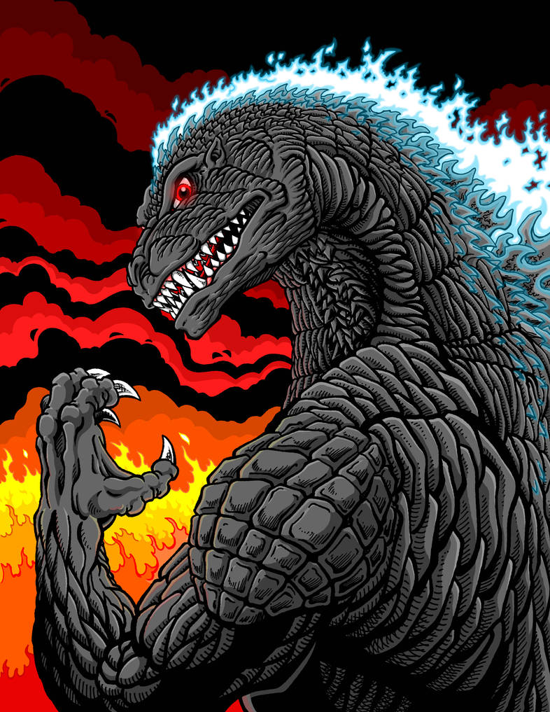 Red Rage Godzilla Godzilla Rage by kaijuverse on DeviantArt