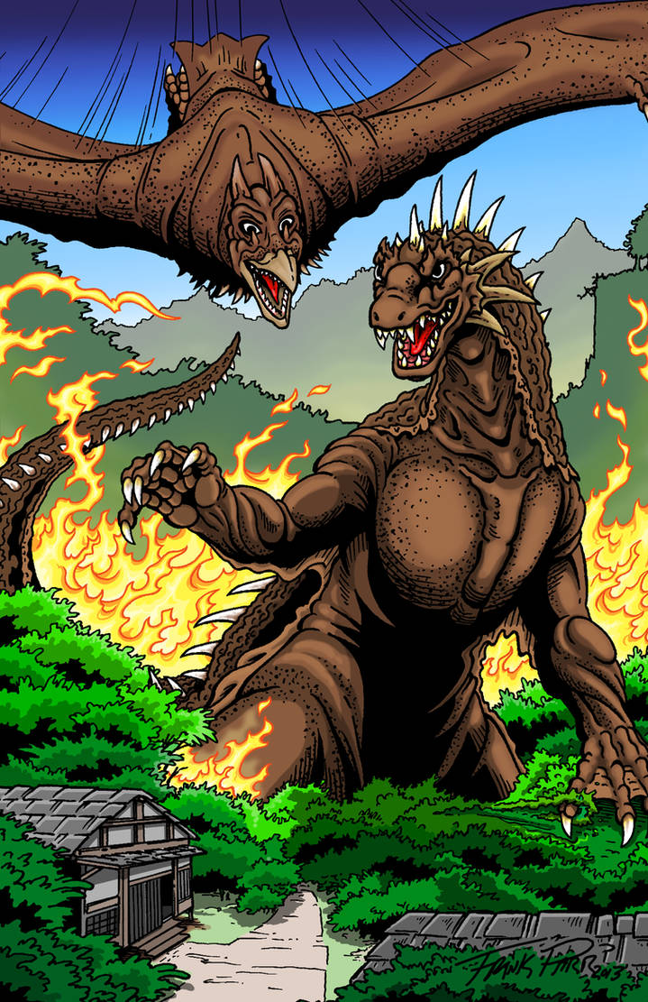 Rodan and Varan color by kaijuverse on DeviantArt
