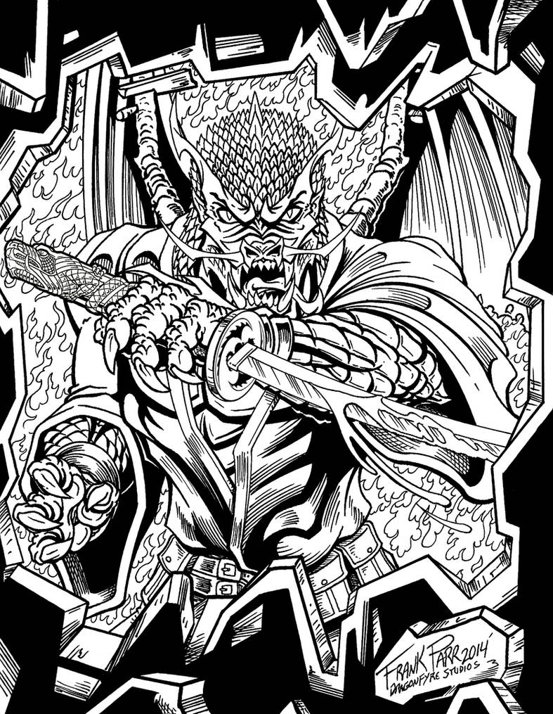 Sword Demon inked by kaijuverse on DeviantArt