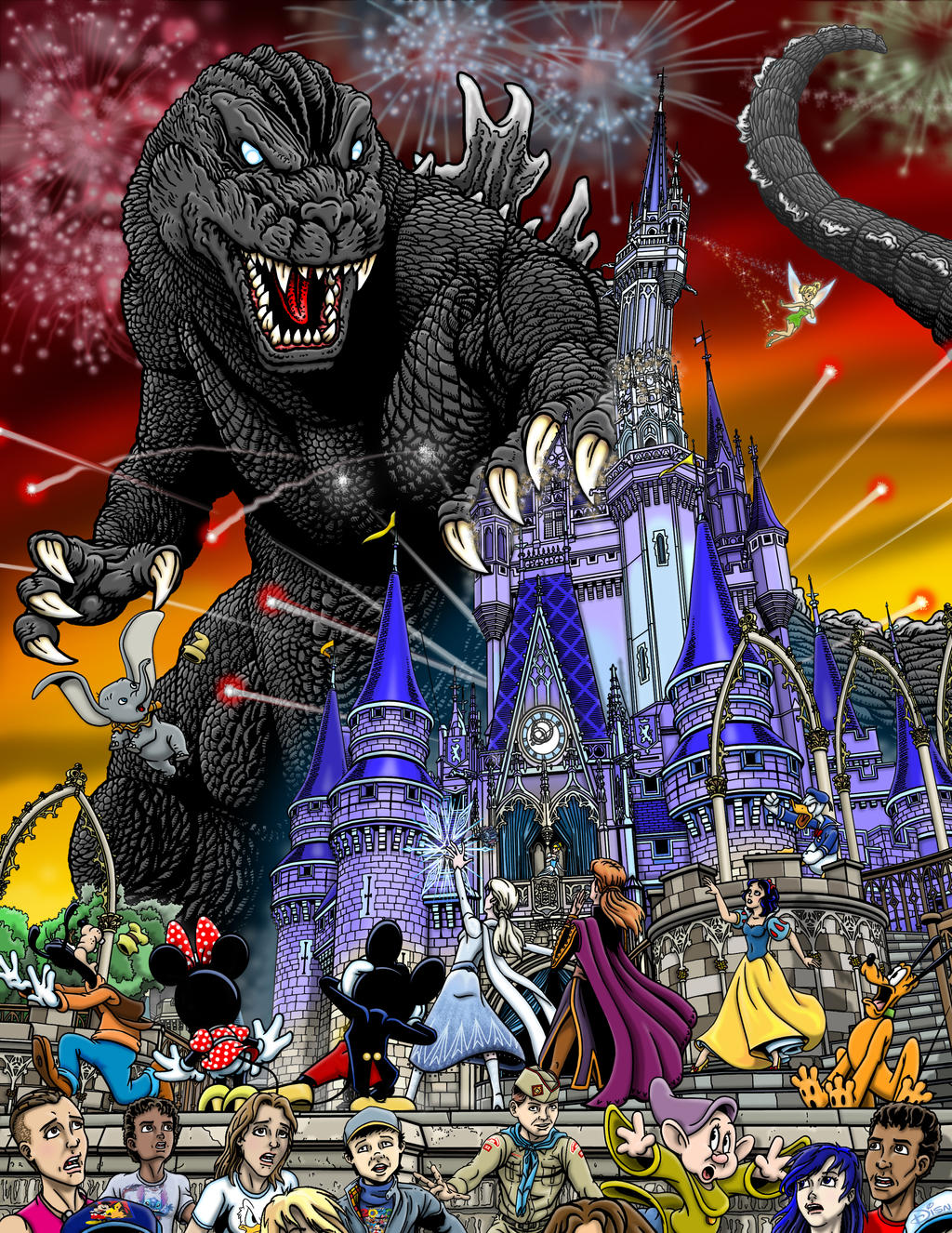 Godzilla The Ride Deviantart Godzilla At Disney World 2020 by kaijuverse on DeviantArt