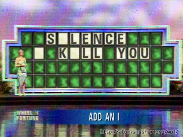 Silence I Kill You Game Show