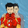 Tony and Howard Stark : PROUD