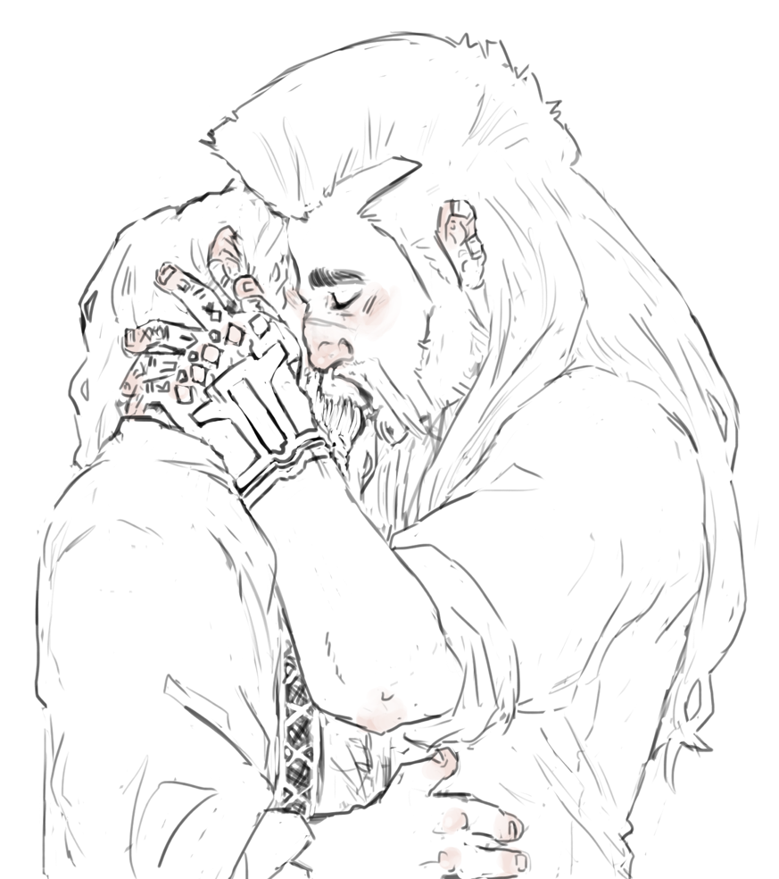 the Hobbit : secret kiss