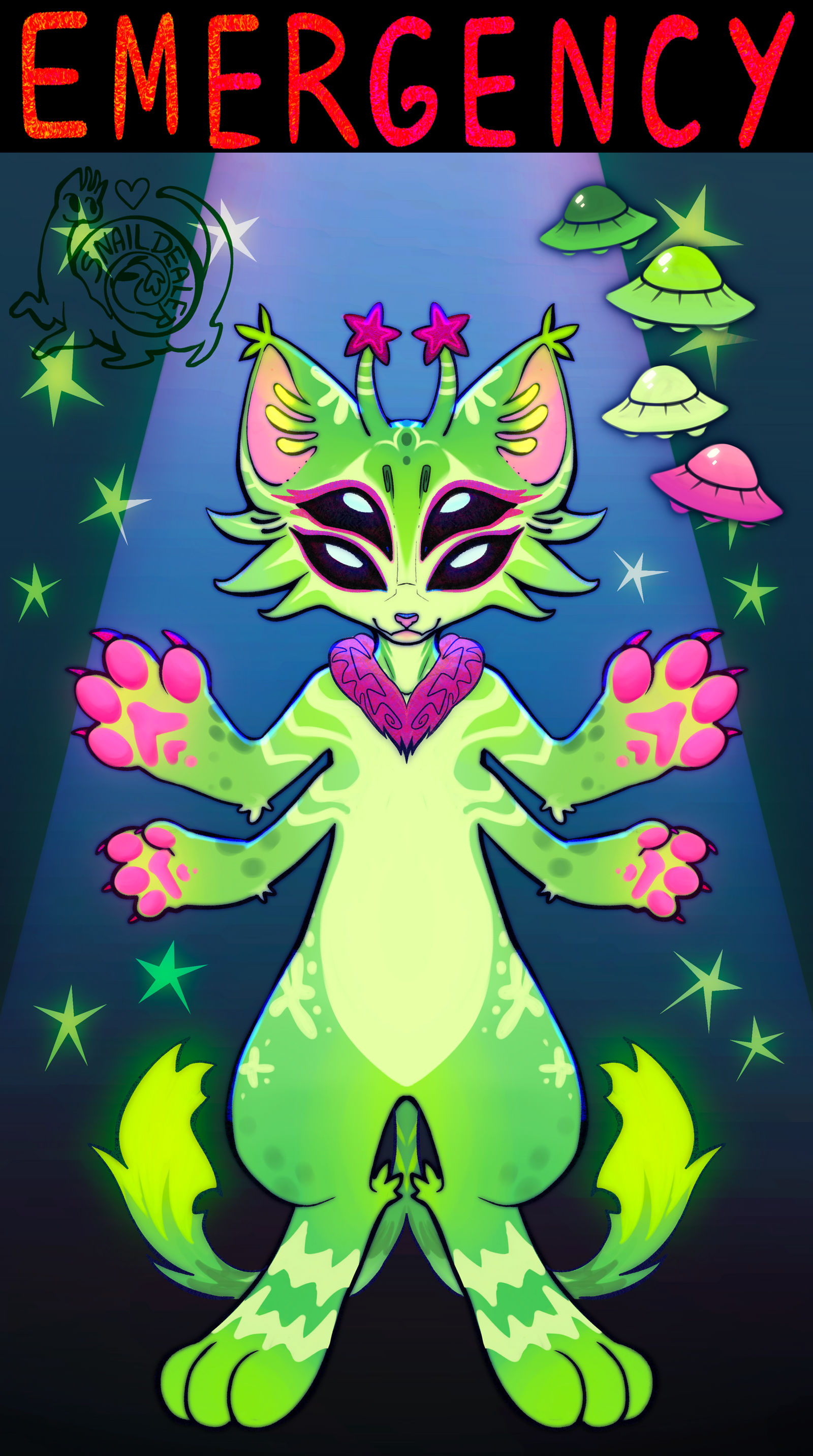 Friends Adaptable Alien Emergency alien adoptable by Vintiis on DeviantArt