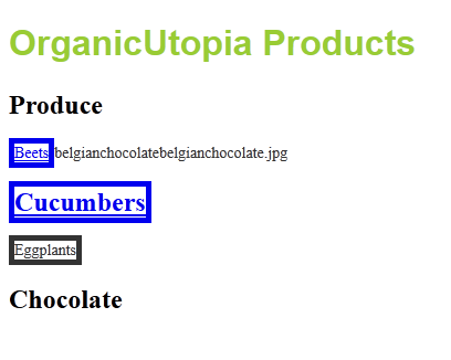 Organic Products