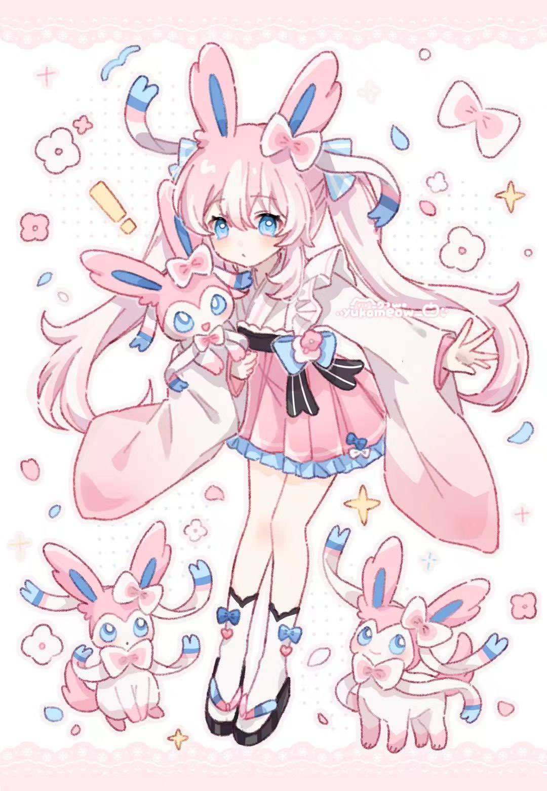 Fanart Sylveon By Yukomeow0222 On DeviantArt fanart-sylveon-by-yukomeow0222-on-deviantart