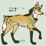 Maned wolf character