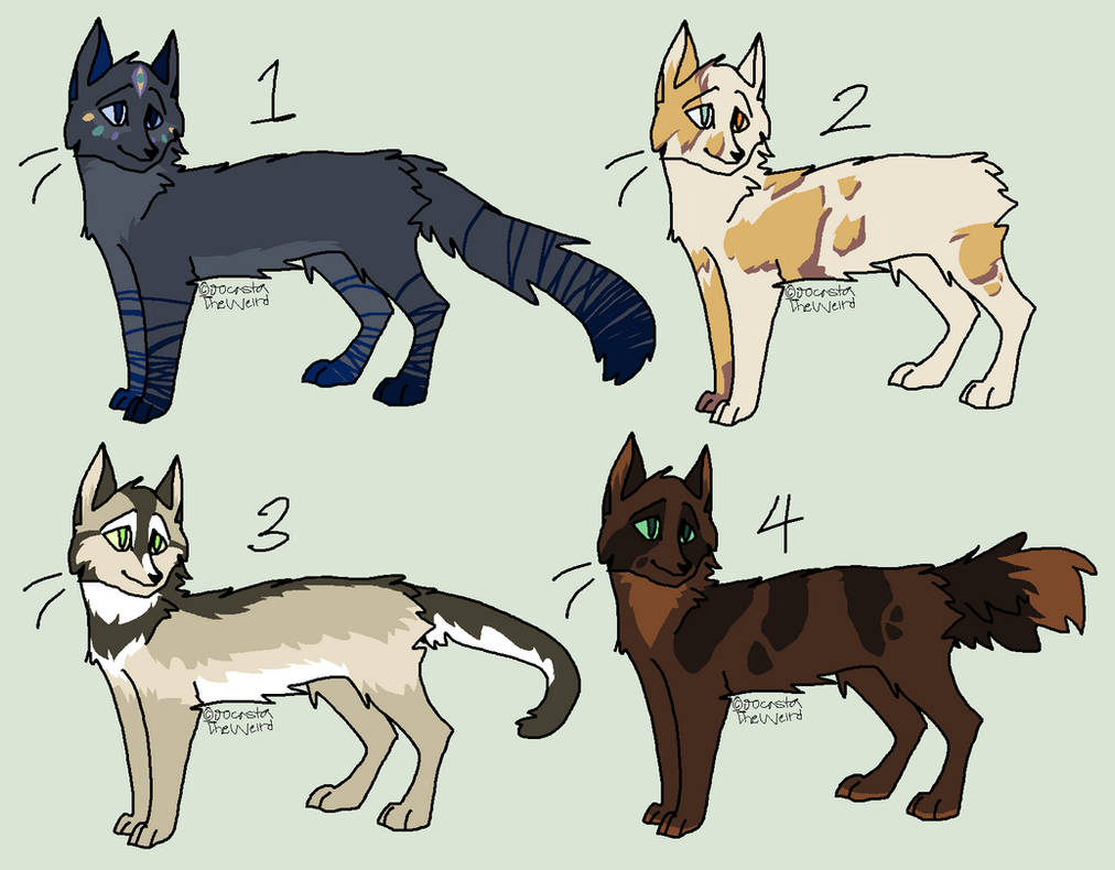 Cat designs 3 (CLOSED) by homeqrown on DeviantArt